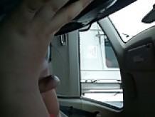 Transexual Jerk PUBLIC Trucker Driving Hwy.