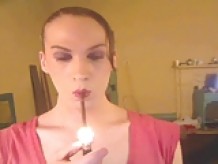 sexy bossy bitch smoking