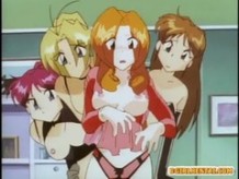 Shemale hentai fivesome hot fucked