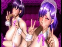 3D Futa Blowjob Compilation