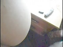 BBC pulls down white tranny sexy shorts... close up