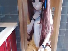 vibrador kigurumi masturbarse