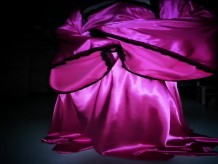 satin nighgown &amp; robe 01