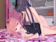 Yukino Yukinoshi X Yui ga Hama Yui (3D Hentai)