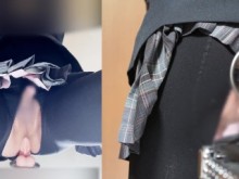 Una niña de uniforme es apuñalada por una máquina de pistón en una posición de espalda y eyaculación continua # Colegialas travestidas son folladas por máquinas sexuales