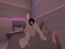 Hot Angel es objeto de burlas y follada en Realidad Virtual ❤️(ERP) Gimiendo intenso, Desnudez, Lesbiana, vrchat