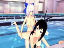 Keijo! ! ! ! ! ! ! ! Sayaka Miyata X Nozomi Jomu (3D hentai)