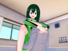 Futa MY Hero Academia Take Hagakure X Rainy Season Frogbuki (3D Hentai)