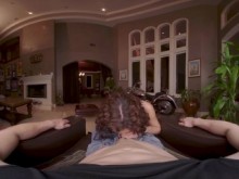 Un polvo de realidad virtual con transexual de hard rock