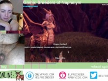 Videojuego Monster Futa Fucking - Horny FTM se frota el coño para follar en 3D