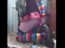 Diversión femboy peluda