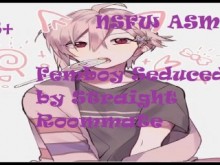 Femboy follado por su compañero de cuarto heterosexual | ASMR M4M