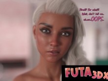 FUTA3DX - Two Monster Big Big Tittied Futas follándose duro de vacaciones - Comic