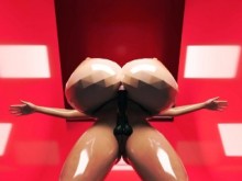 Girl Redhead Down Futa FUTA Growth de expansión (Animación 3D) .MP4