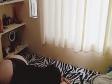 Curious Straight Guy disfruta ser versátil con BBW Trans