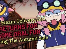 [F4A] Steam Entrewing Girl regresa para la diversión oral durante la venta de otoño de Steam [Futanari] [Deepthroat]