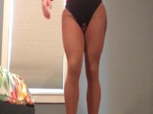 Sweet Janice (escroto, labios, masturbación, trans, fetiche, feminización, travesaño, máscara femenina)