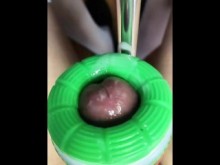 Calcetines blancos niña masturbando orgasmo incontinencia chorlante semen mate, entrenamiento, eyaculación, medias