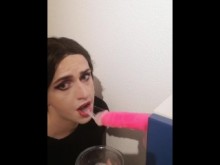 Trans La mamada más húmeda de todos los tiempos