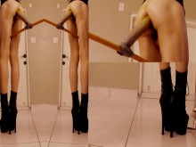 Sesión burlona sobre Chaturbate con mi consolador de 12 pulgadas