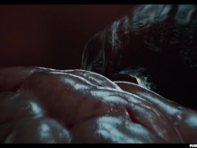 Oficial de policía irrumpe en la casa de Alien Futa: los parásitos ansias de sexo convierten a las chicas calientes en transexuales