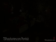 Habitación de hotel embrujada TS Fuck