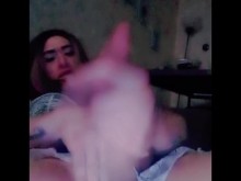 Me encanta follarme y correrme.