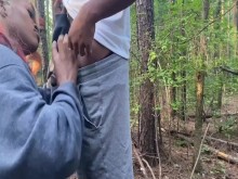 Me encontré con mi enlace furtivo de DL en el bosque y lo dejé entrar en mi boca ????