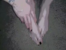 Trans Man Adoración De Clítoris Peludo, Masaje De Pezones, Animación