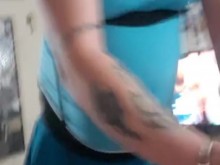 Diversión con la guitarra de una banda de rock