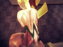 Futa POV Fortnite Cammy follada con una enorme polla futa (PORNO 3D 60 FPS)