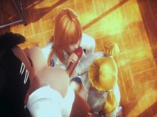 [NAGATORO] Futa Nagatoro se folla a sus amigas por jugar con sempai (PORNO 3D 60 FPS)