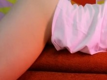 ftm trans twink follando almohada + orgasmo