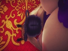 [GENSHIN IMPACT] Futa Lisa se folló a XiangLing en su propio restaurante (PORNO 3D 60 FPS)