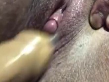 FTM corriéndose en mi consolador otra vez