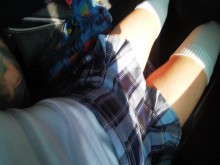 Colegiala puta pública