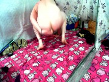 Puta cachonda con semen