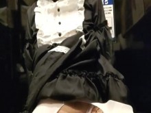 Masturbación con consolador de Dick Maid, eyaculación del rotor, quiero correrme con algo real...