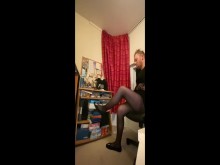 Ava Venecia Halloween oficina adoración de pies JOI