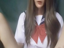 Orgasmo seco crossdresser japonés