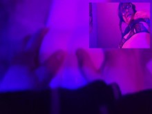 Transexual gótica folla tu agujero en la noche de halloween