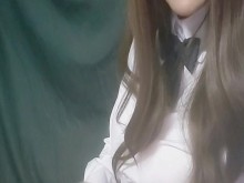 Orgasmo seco crossdresser japonés