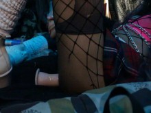 Femboy aprovecha la casa sola para masturbarse