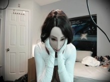 Nancy marrón pt3! ¡Desenmascara a tu novia anime de goma de la máscara de goma para exponer su cara de muñeca!