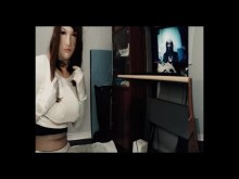 ¡Anina blanca! ¡Resumen de la pequeña máscara femenina Anine! Fotos y clips