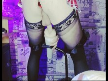 transexual semen en el coño juguete