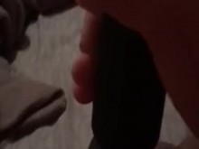 La polla de Transman sufre espasmos mientras se corre