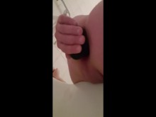 Transexual a pelo | Consolador Cremita femboy crossdresser follando chico coño