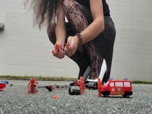 Primeros auxilios aplanados - Giantess Crush