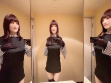 máscara femenina disfraz transformación travesti mtf 123
